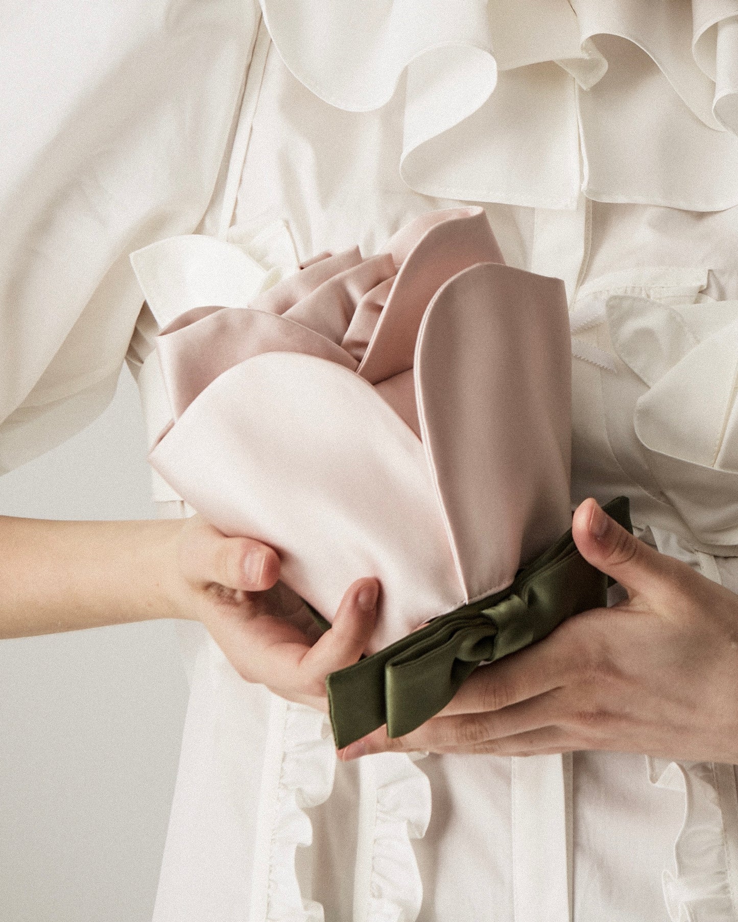 Satin Rose Bag(Pink)
