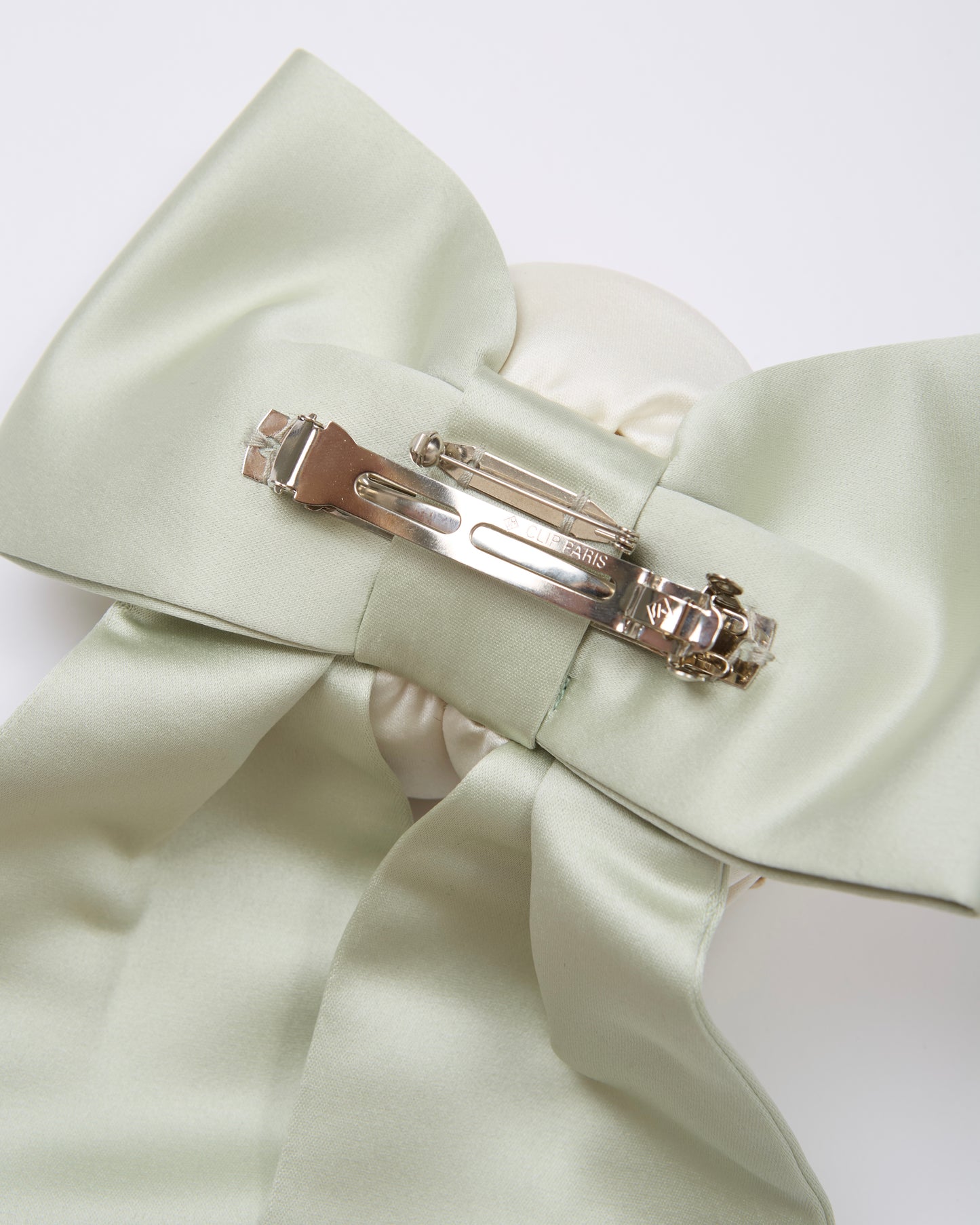 Satin Rose Barrette(Brown)