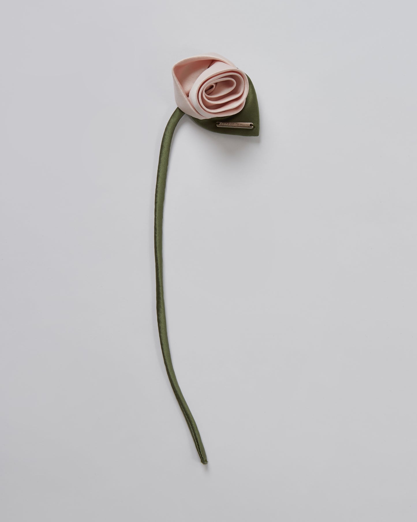 Satin Rose Brooch(Pink)