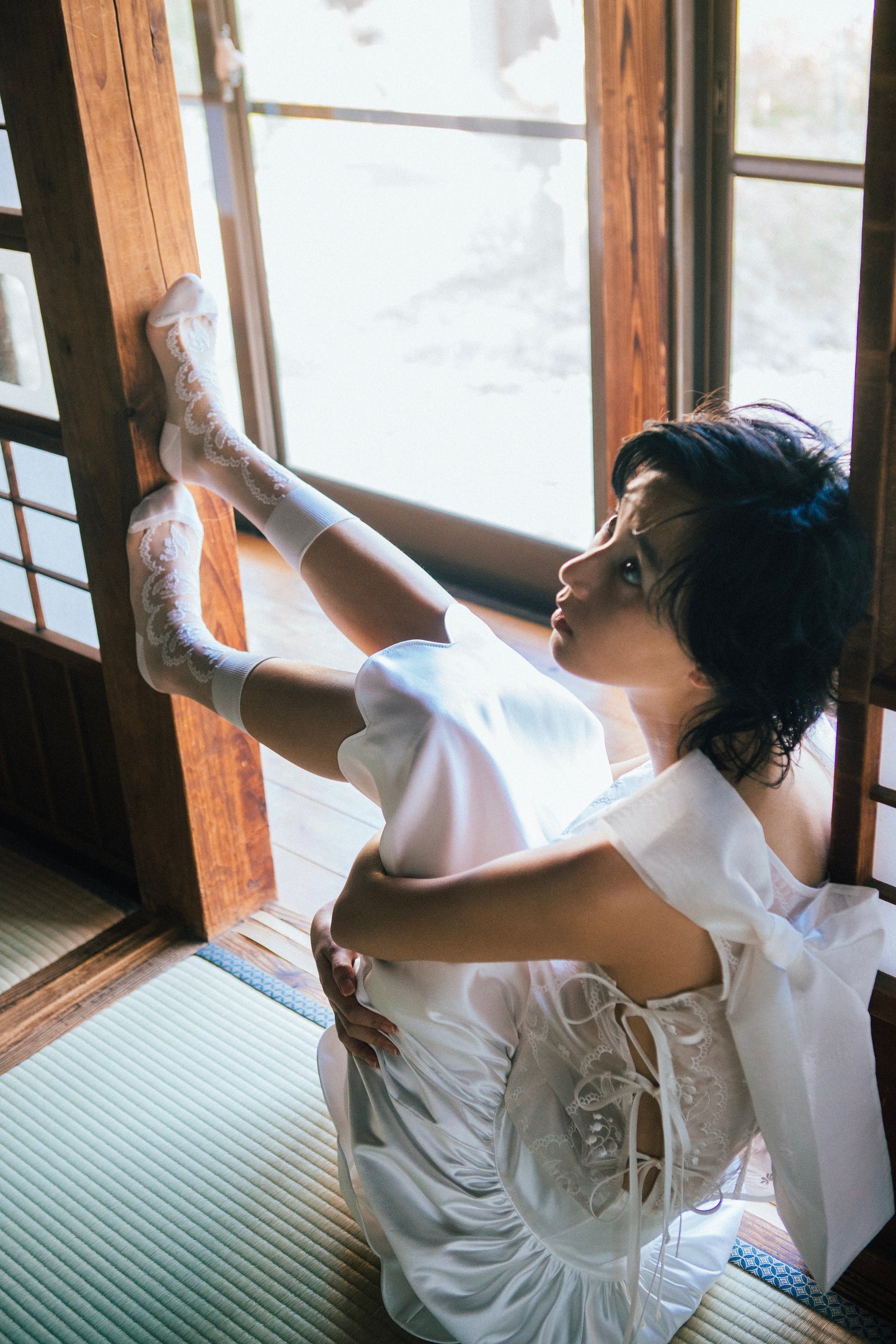 Silk Organza Lily of the Valley Blouse