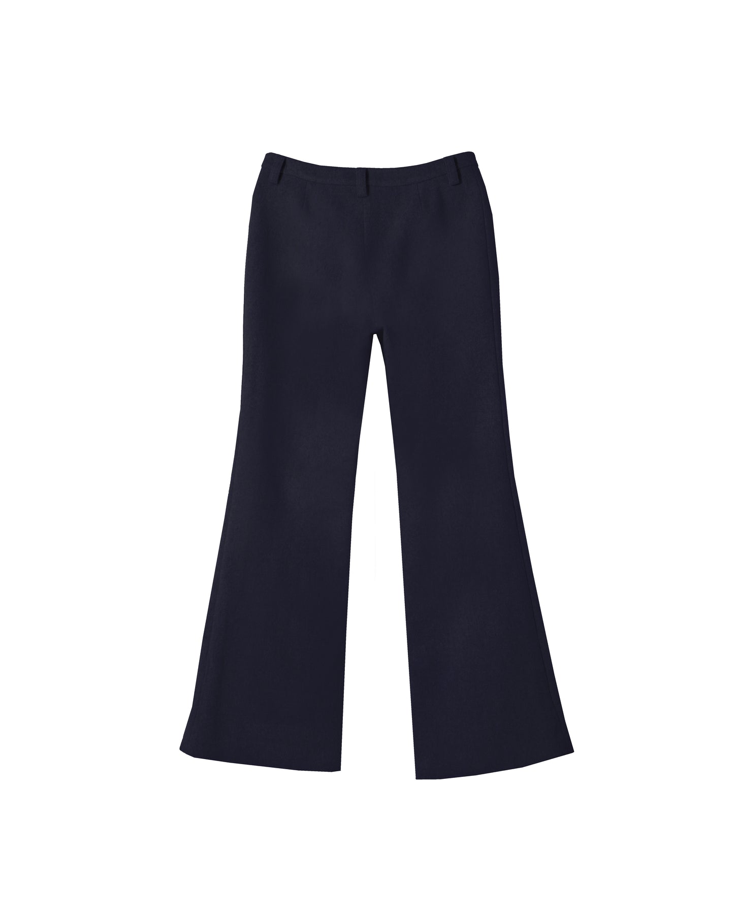 Wool bell-bottom pants(Gray)