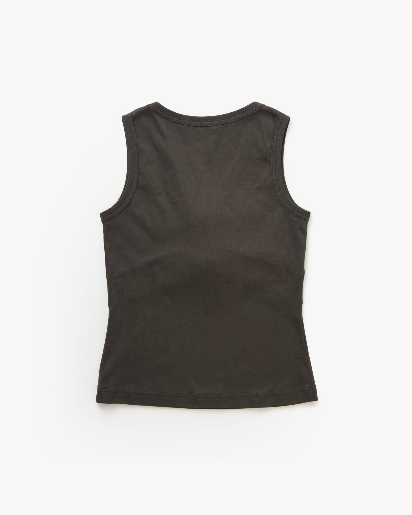 Organic Cotton Bow V-Neck Tank(Gray)