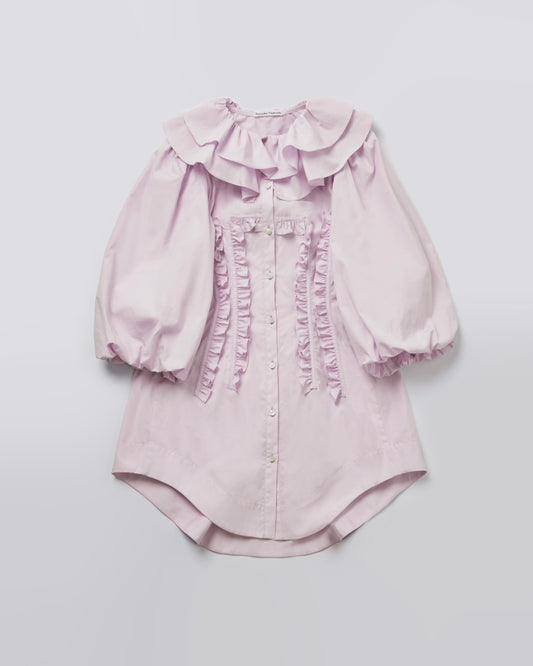 Cotton Short Nightdress(Pink)