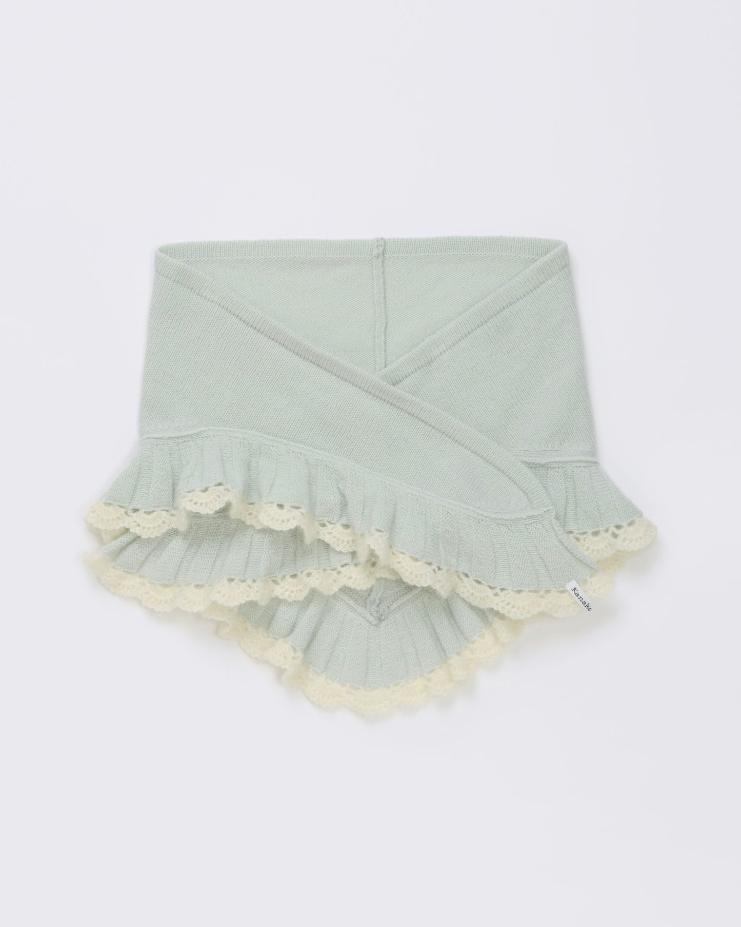 Ruffle Knit Stole(Mint)
