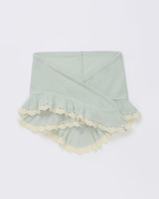 Ruffle Knit Stole(Mint)
