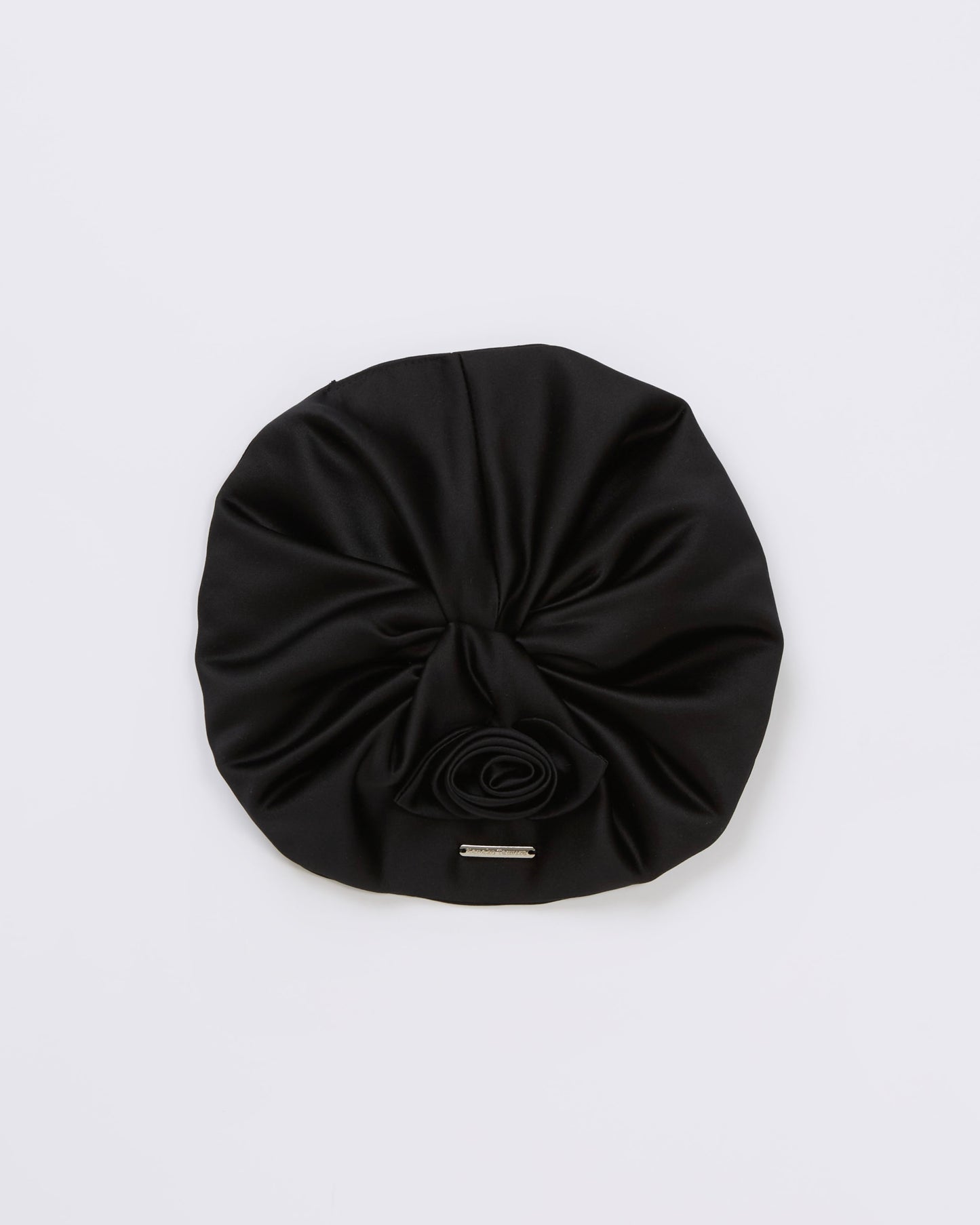 Satin Rose Scrunchie(Green)