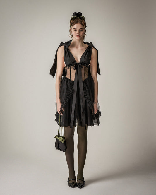 Tulle Princess Dress(Black)