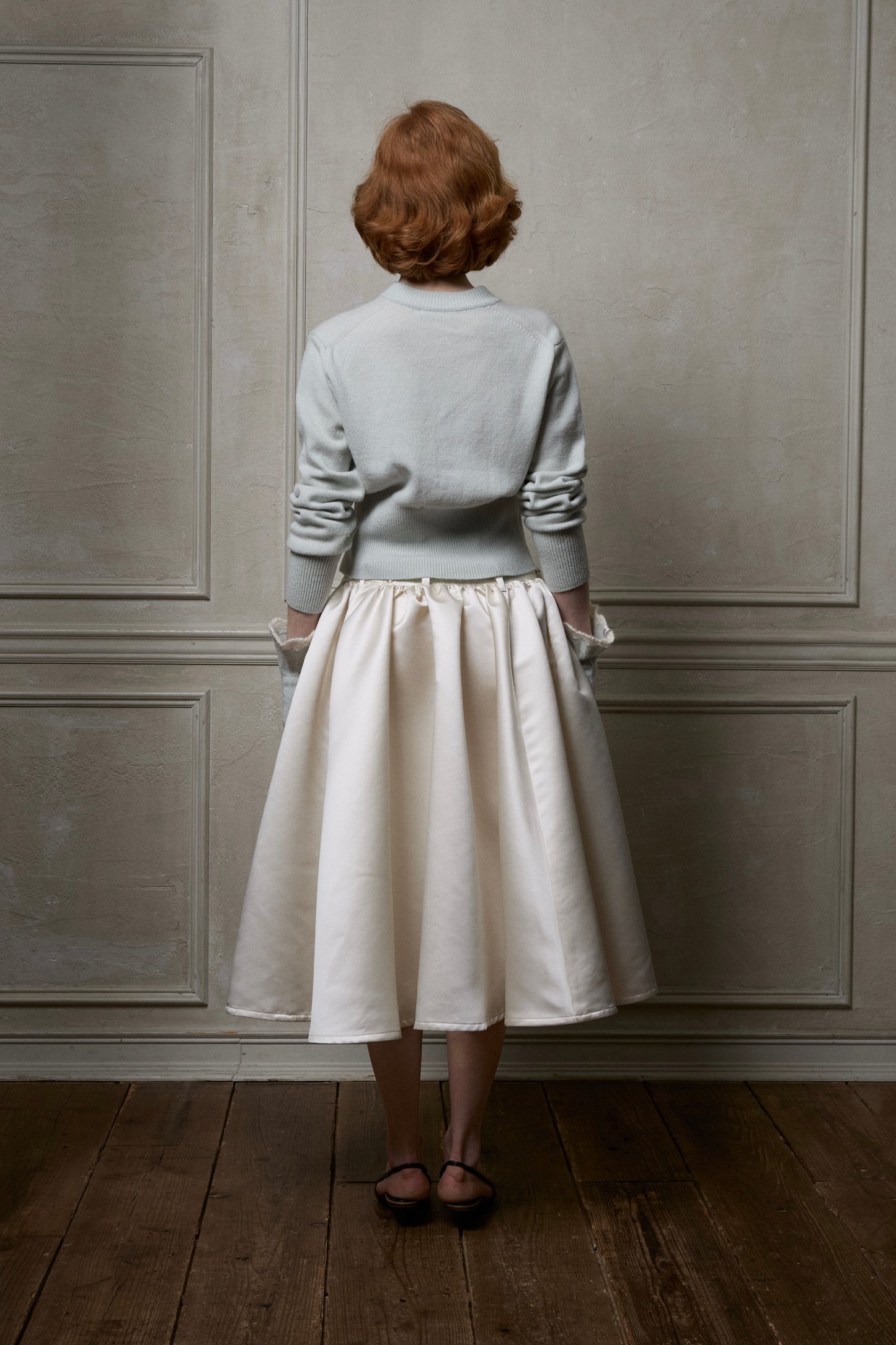 Ruffle Knit Cardigan(Mint)