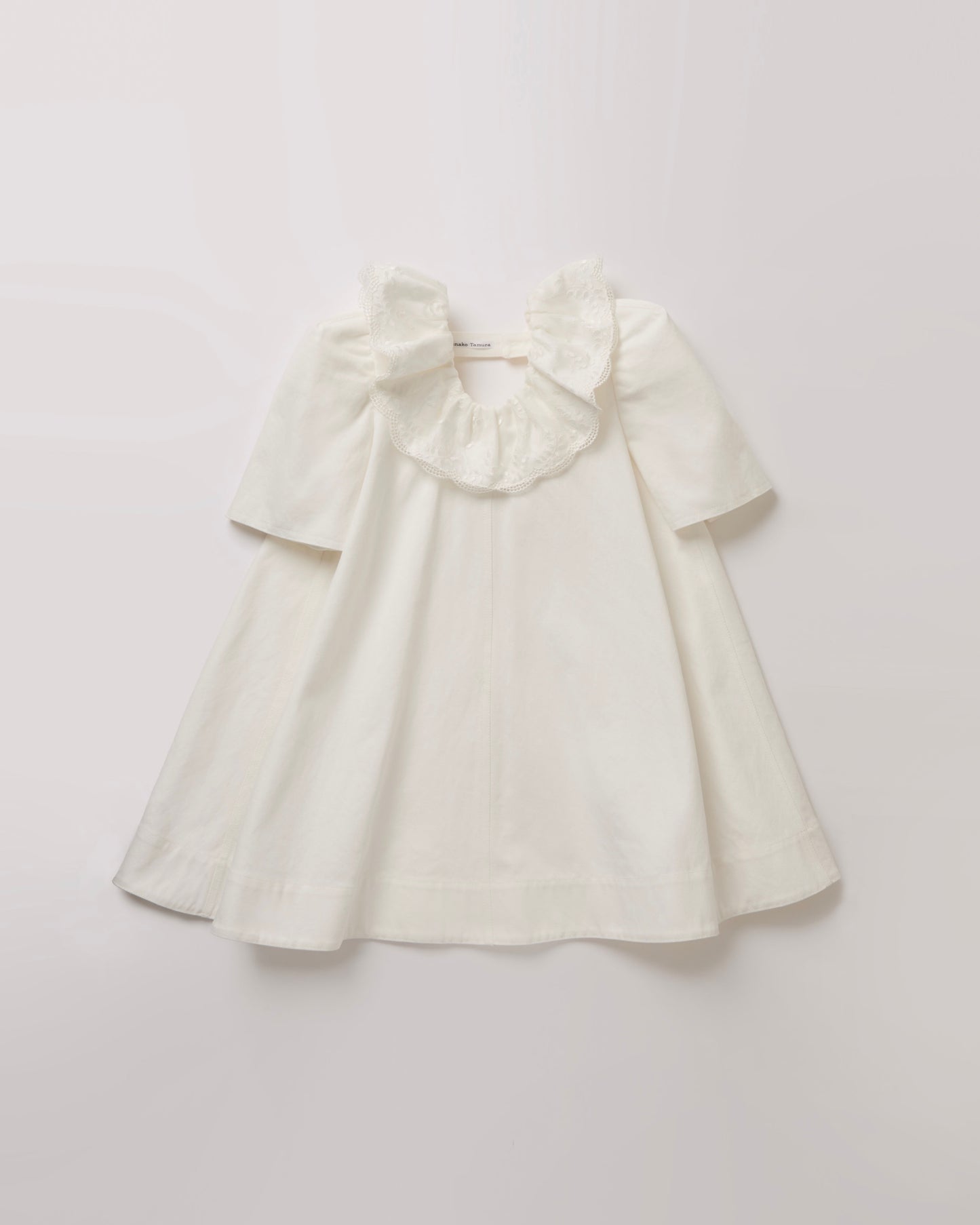 Square Shoulder Denim Dress