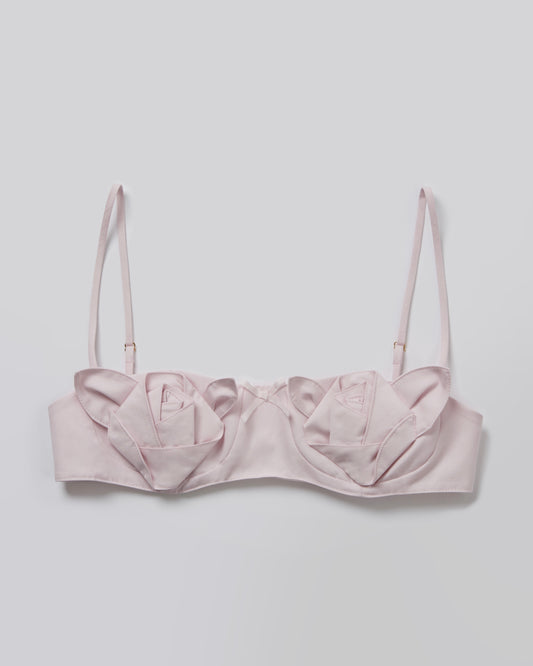 Cotton Origami-Rose Bra(Pink)