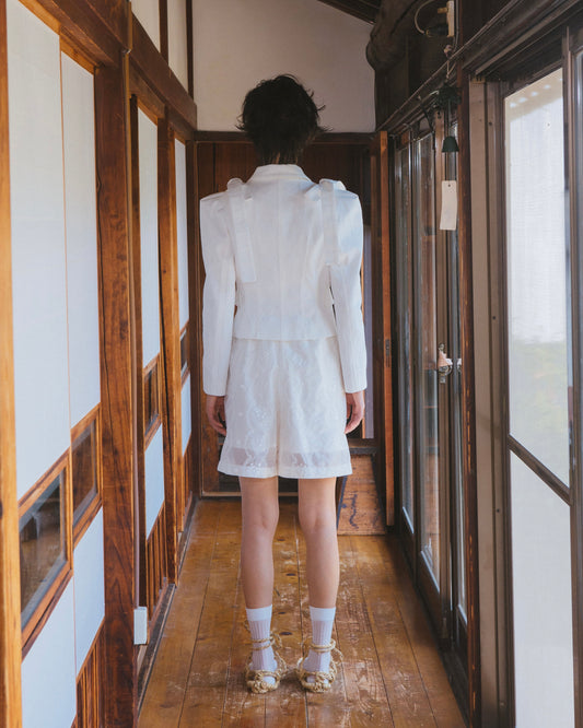 Silk Organza Lily of the Valley Short Pants