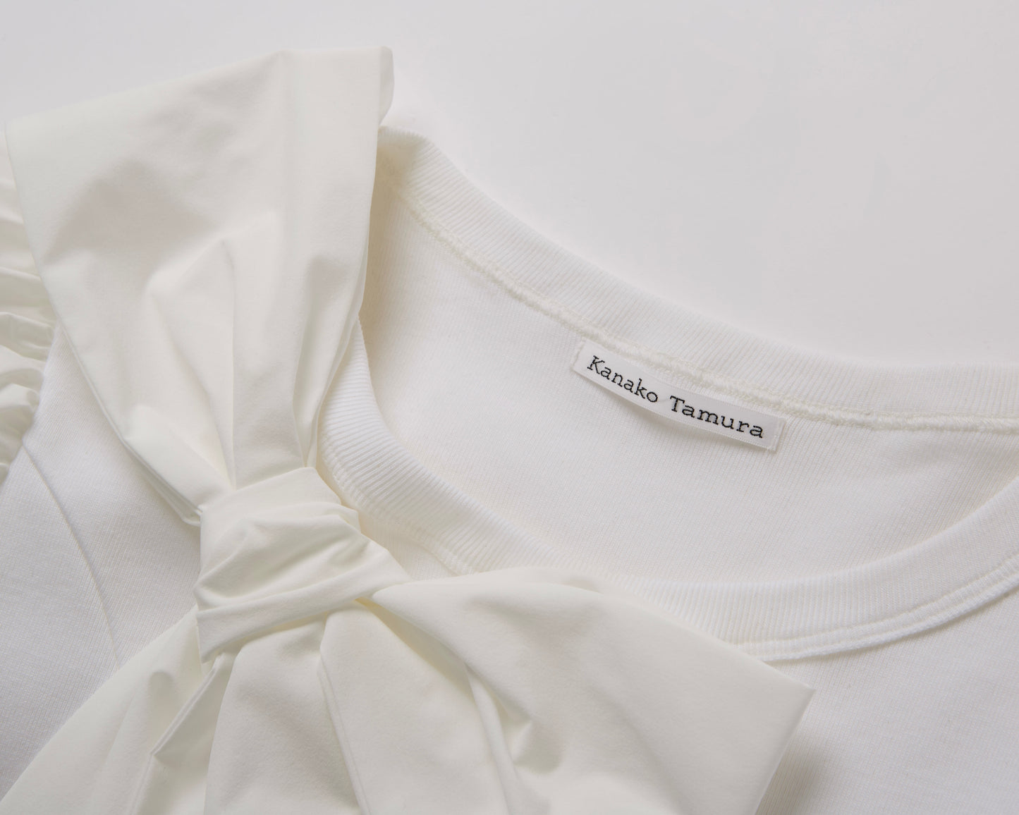 Ribbon Puff Sleeve T-Shirt