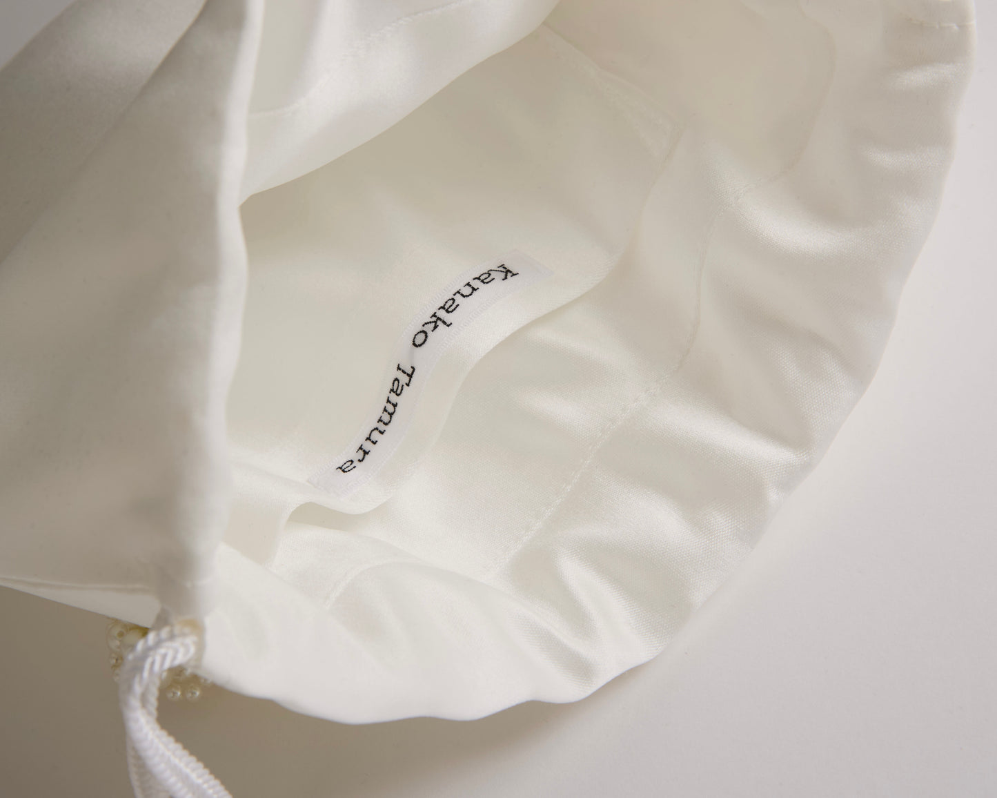 Lily of the Valley Embroidery Satin Bag