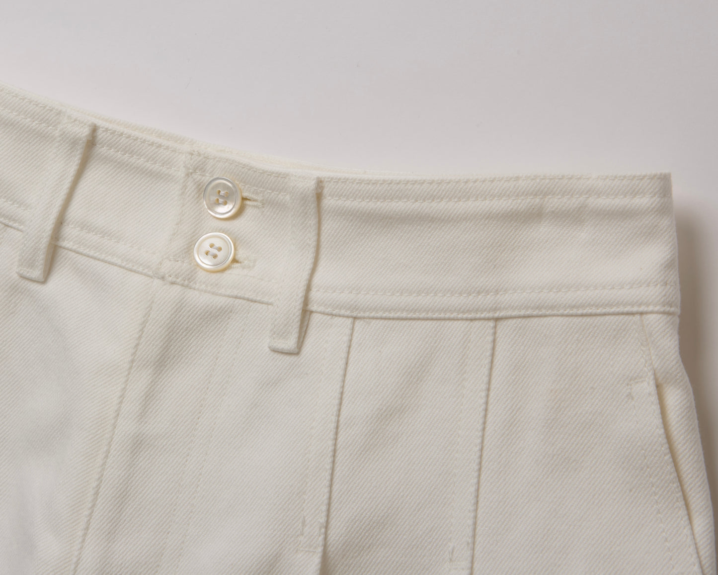 Lace Drawer Denim Pants