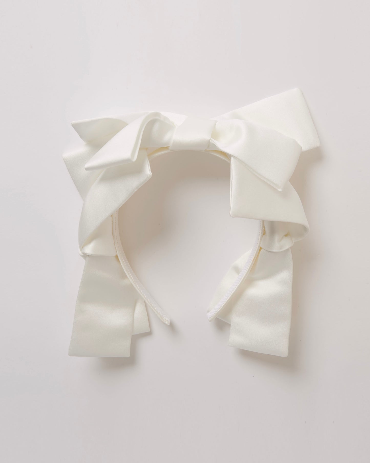 Satin Ribbon Headband(Black)