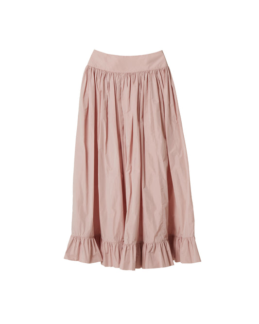 Taffeta Long Skirt(Pink)