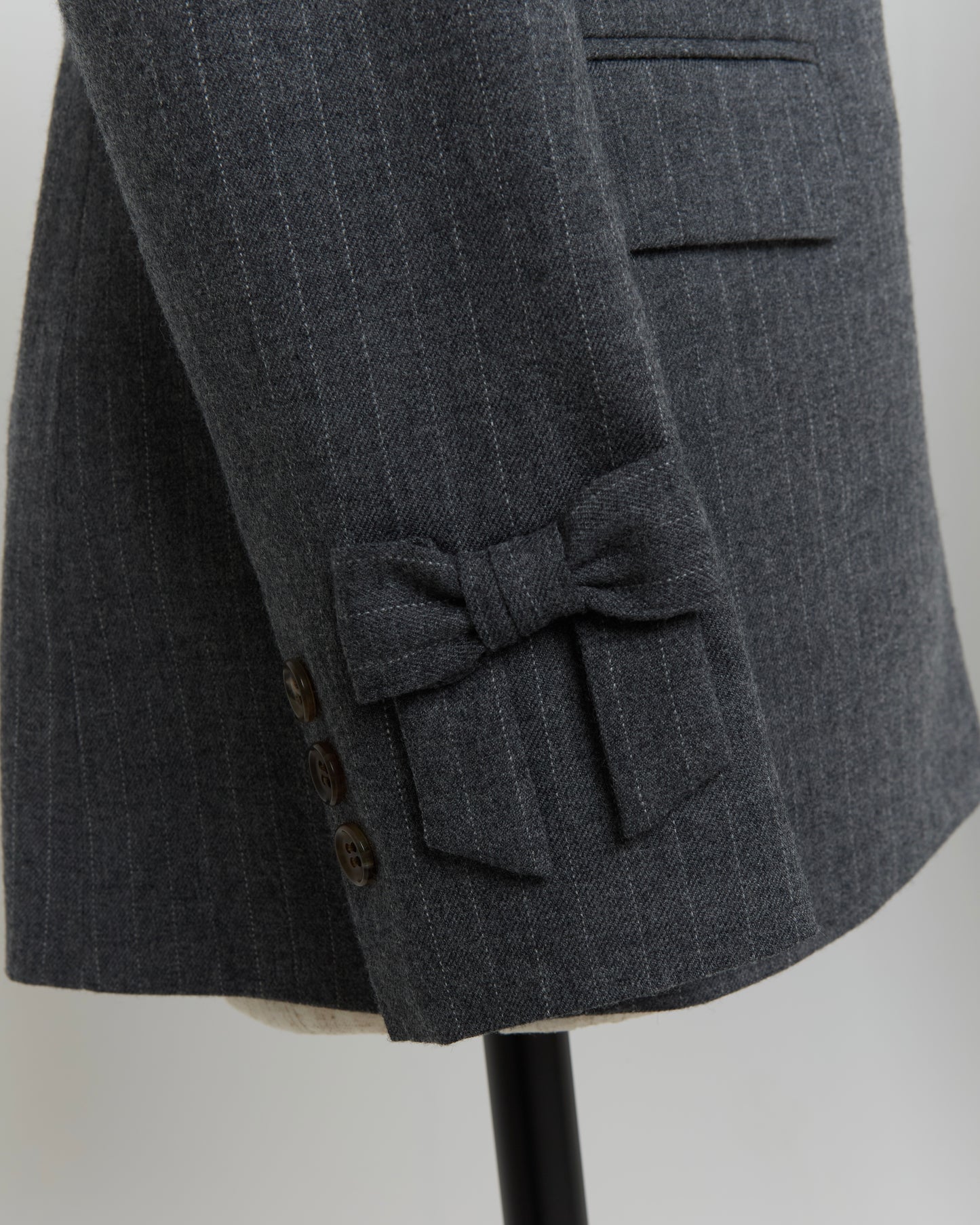 Striped Wool Jacket(Gray)