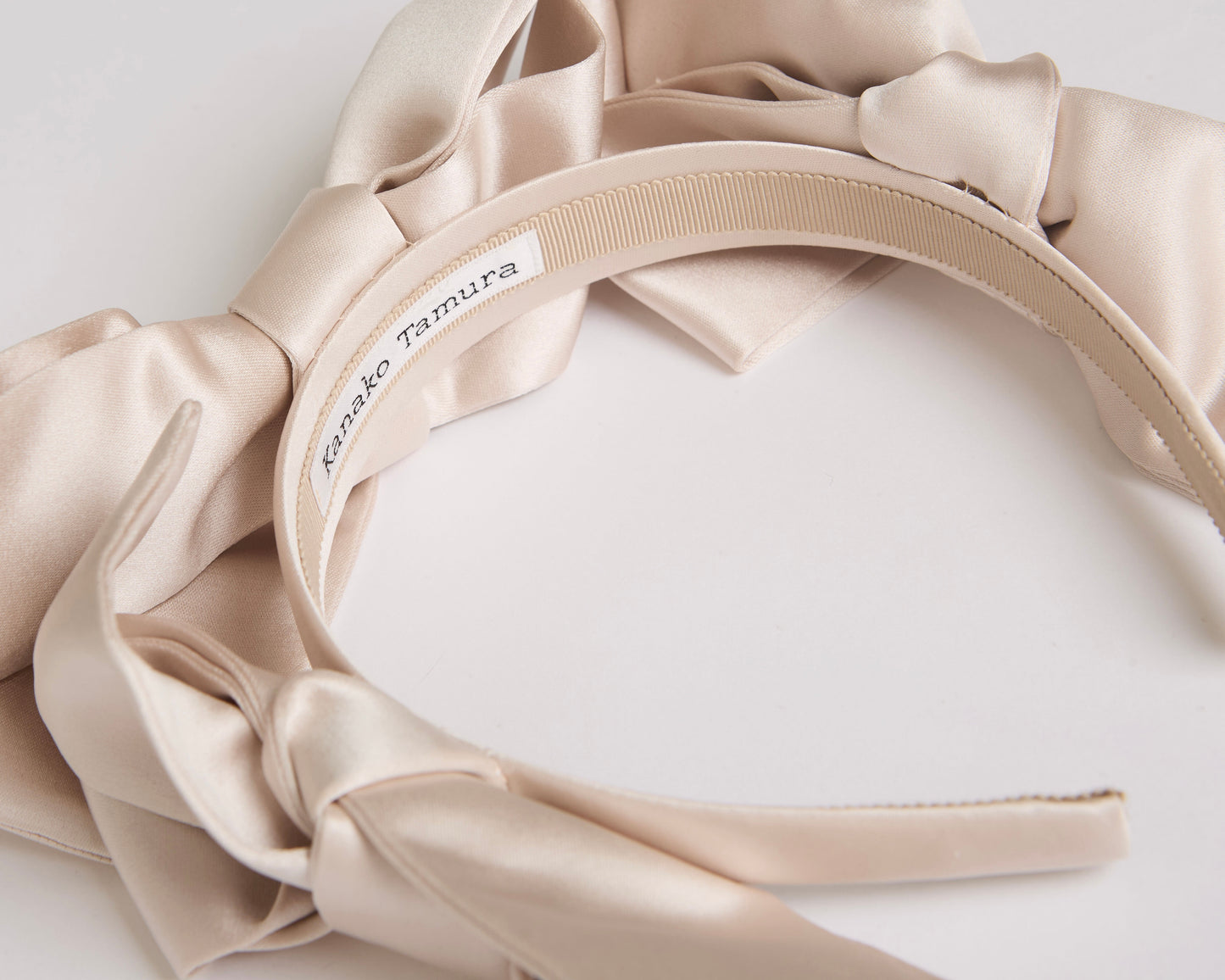 Satin Ribbon Headband(Black)