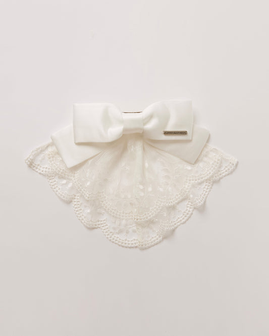 Lily of the Valley Lace Barrette(White)