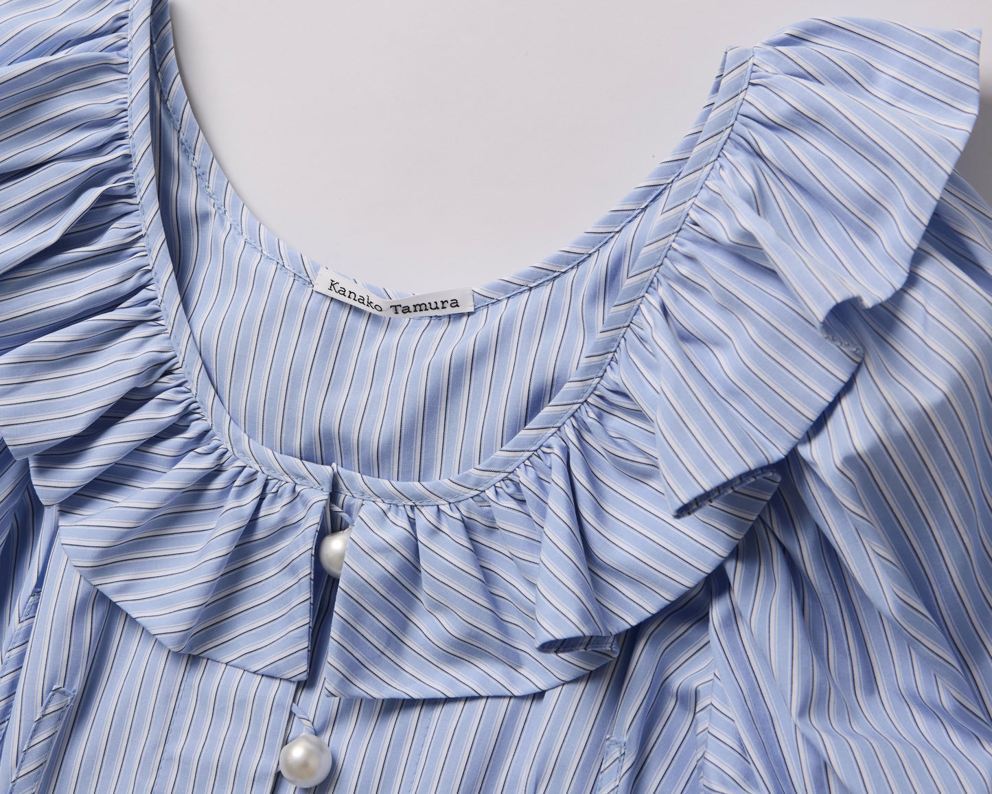 Cotton Princess Blouse(Stripe)