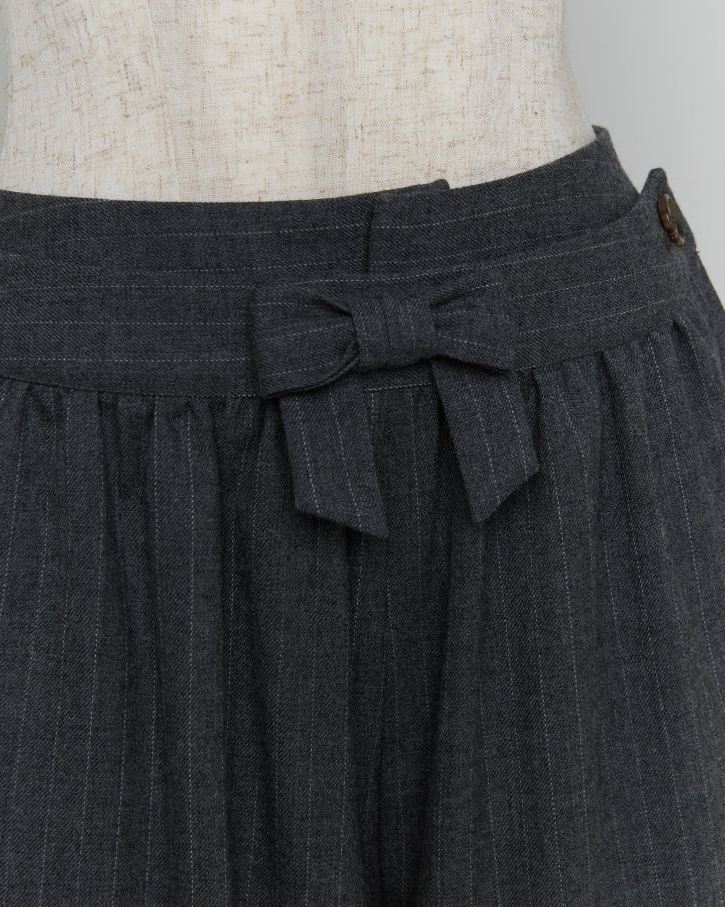 Striped Wool Layered Long Drawers(Gray)