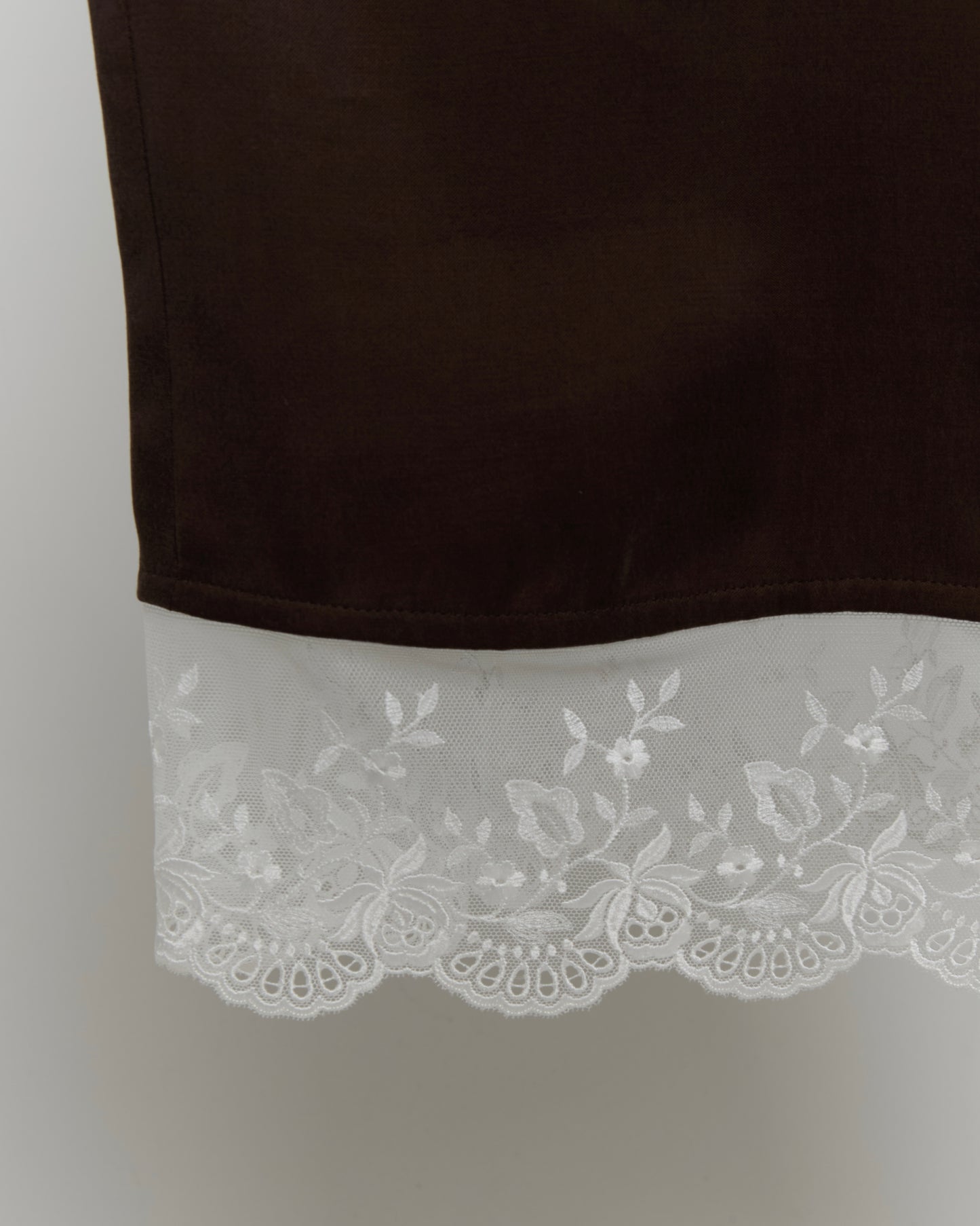 Bow Lingerie Dress(Brown)