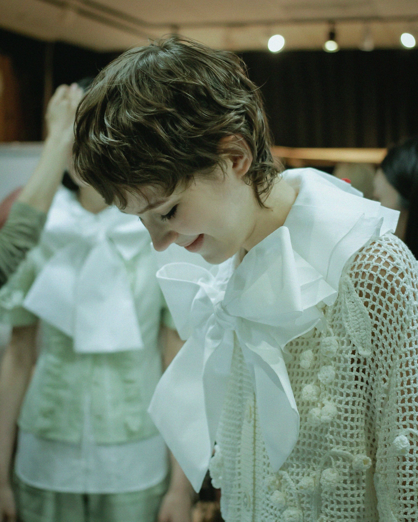 【数量限定】Lily of the Valley Hand-Knit Cardigan