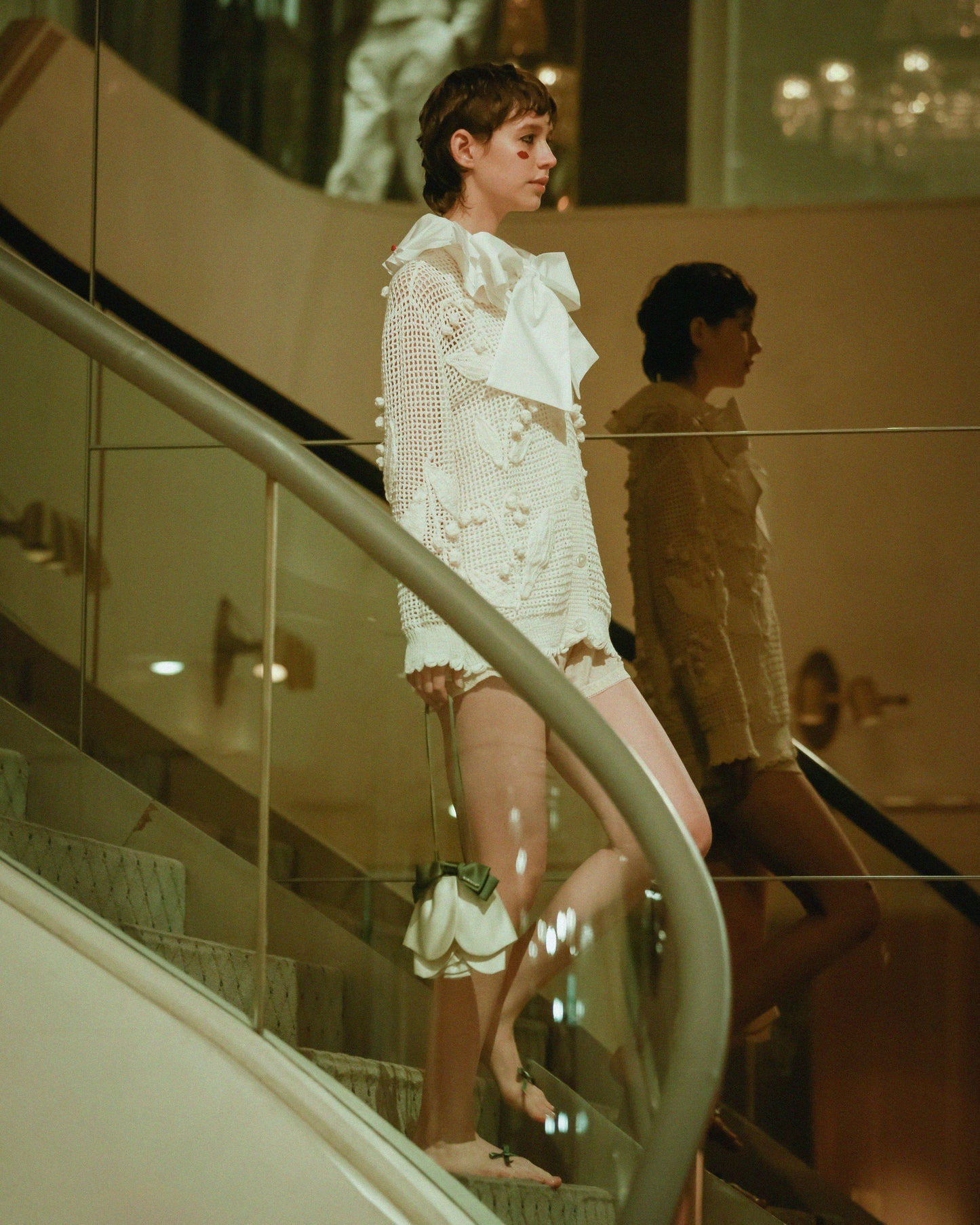 【数量限定】Lily of the Valley Hand-Knit Cardigan